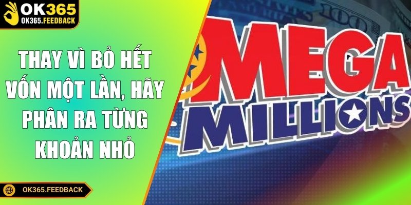 Thay vì bỏ hết vốn một lần, hãy phân ra từng khoản nhỏ
